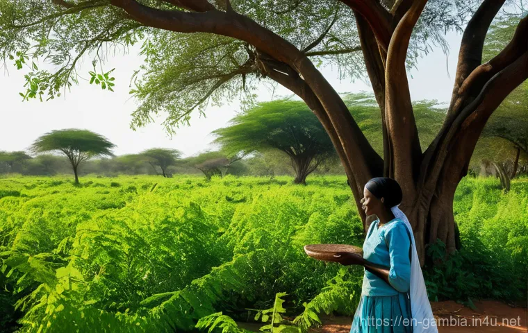 감비아 허브 의학 - A close-up of an older Gambian man, a respected community elder, meticulously preparing a traditiona... 감비아 허브 의학 - A close-up of an older Gambian man, a respected community elder, meticulously preparing a traditiona...