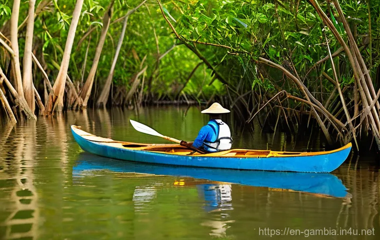 감비아에서의 지속 가능 관광 - **A Vibrant Gambian Craft Market and Culinary Scene:**
A bustling outdoor market in The Gambia, ... 감비아에서의 지속 가능 관광 - **A Vibrant Gambian Craft Market and Culinary Scene:**
A bustling outdoor market in The Gambia, ...